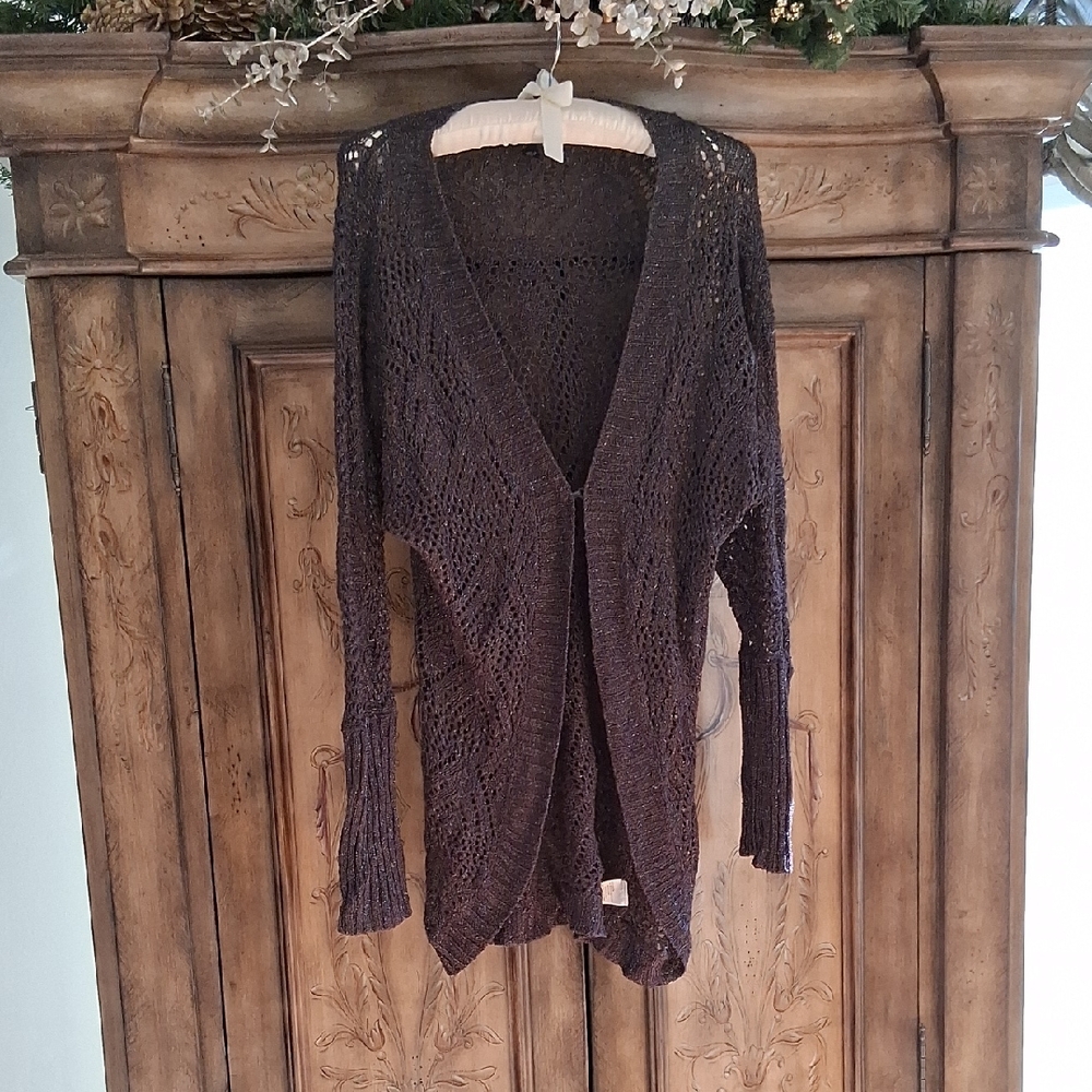 bebe  Open-Knit Cardigan